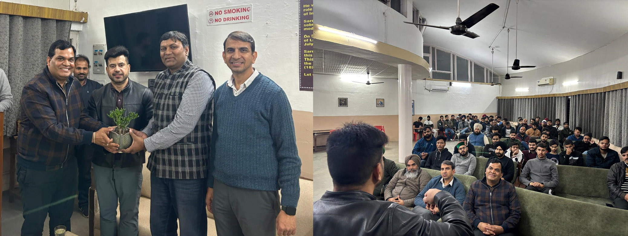 More than 70 residents participated in a drug-detoxification workshop organized at Boys' Hostel No. 4, Panjab University, Chandigarh.